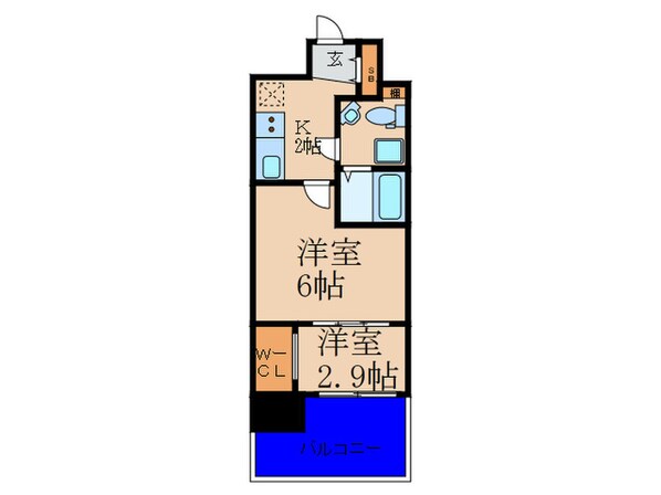 SERENｉTE福島ｓｃｅｌｔｏの物件間取画像